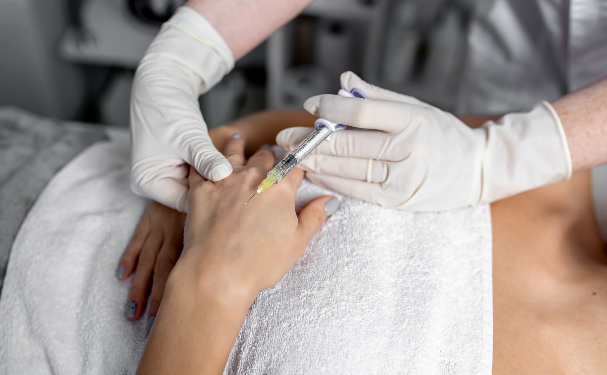 LED phototherapy treatment for acne scarring